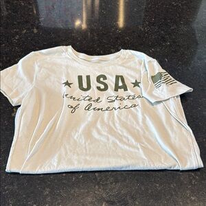 Under Armour women’s small USA t shirt worn once